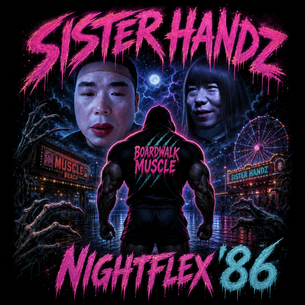 “SISTER HANDZ: NightFlex ’86 Tee”